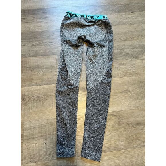 Gymshark Dry Women’s Small Grey High Waist Athletic Compression Leggings Pants - Picture 7 of 8